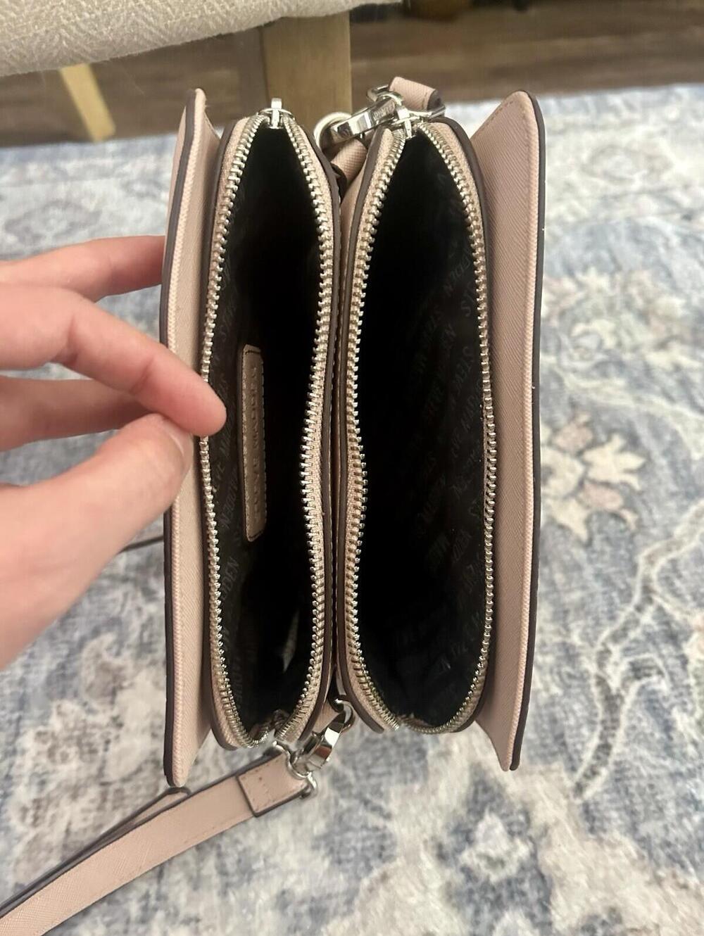 Steve Madden Pale Pink Women’s Crossbody Handbag W/Adjustable Strap - Picture 9 of 9